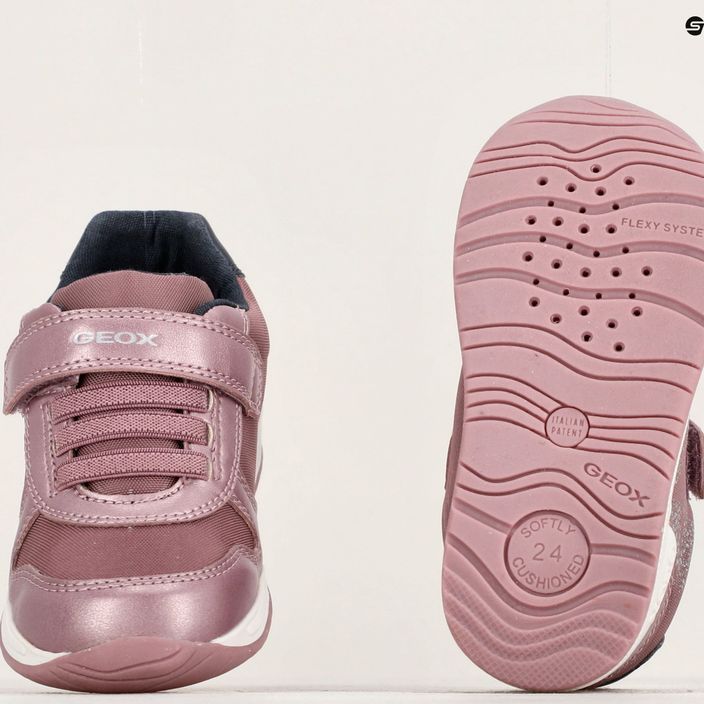 Geox Rishon dark pink/navy children's shoes 15