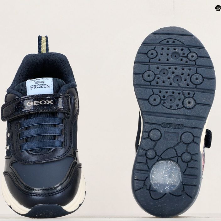 Geox Spaceclub junior shoes dark navy/platinum 15