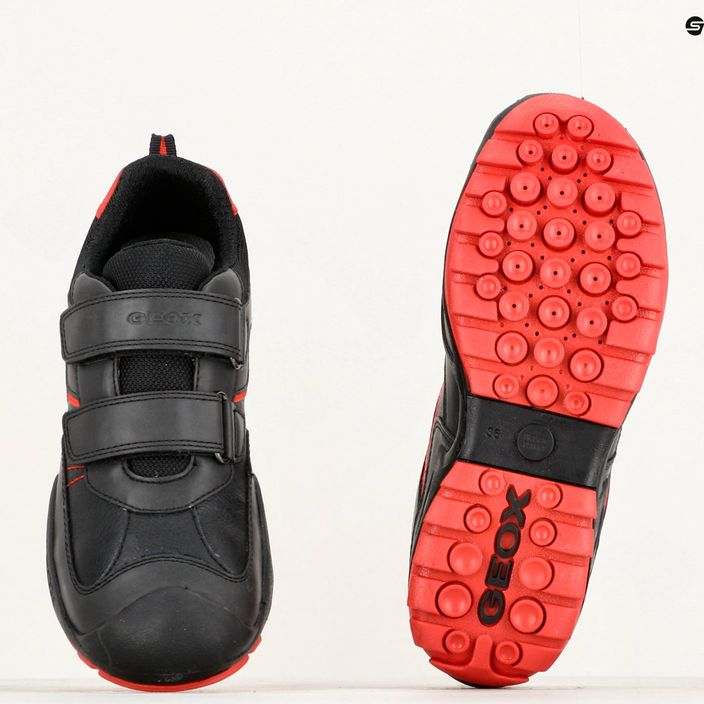 Geox New Savage junior shoes black/red 15