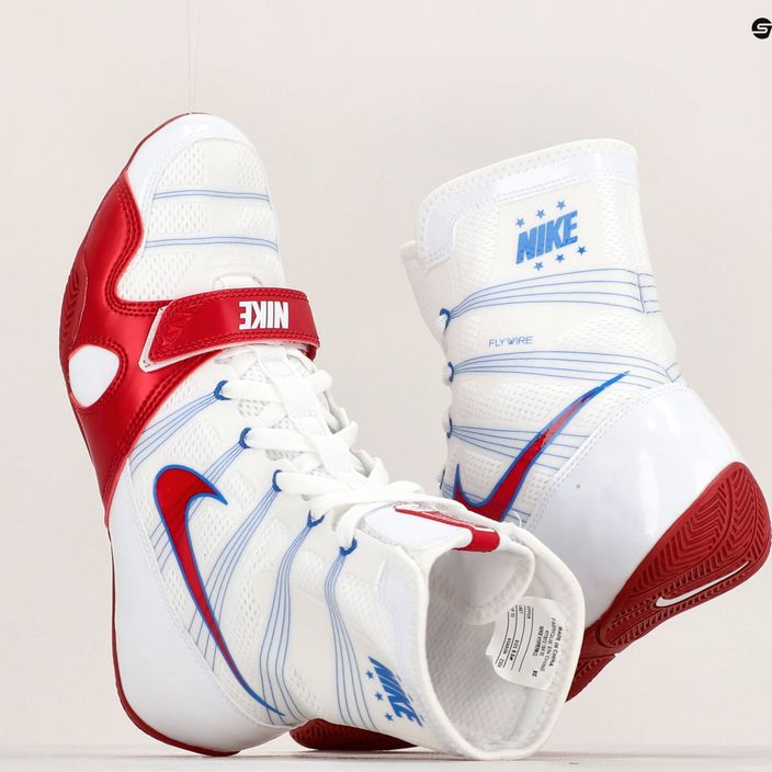 Nike Hyperko MP white/varsity red boxing shoes 8