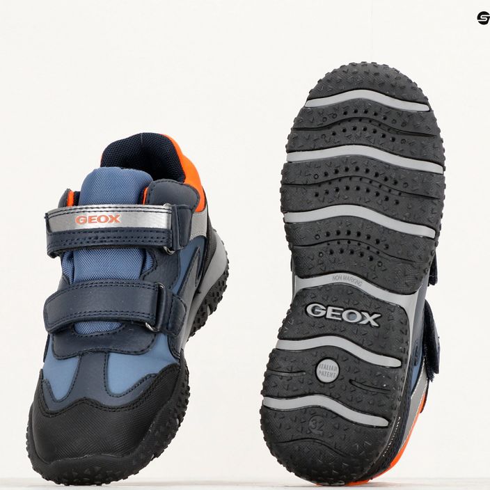 Geox Baltic Abx junior shoes navy/blue/orange 15
