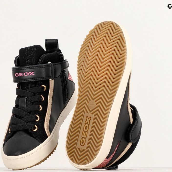 Geox Kalispera black/dark pink children's shoes 15