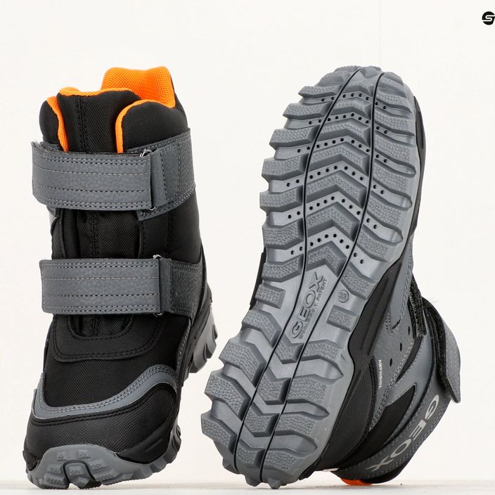 Geox Himalaya Abx junior shoes black/orange 15