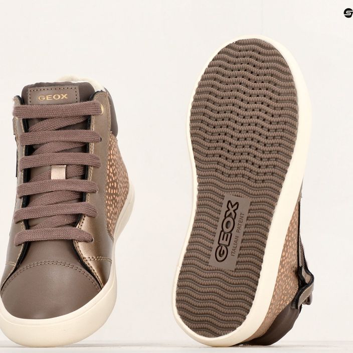 Geox Gisli children's shoes smoke grey/gold 9