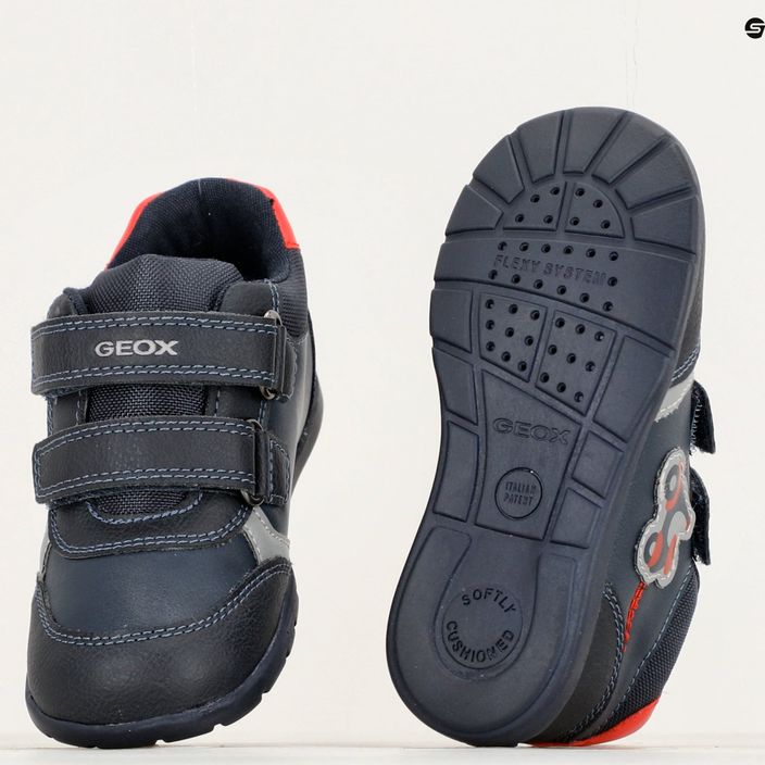 Geox Elthan navy/red children's shoes 15