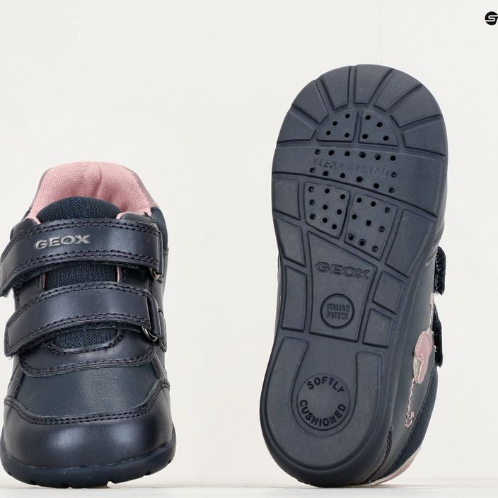 Geox Elthan navy/dark pink children's shoes 15