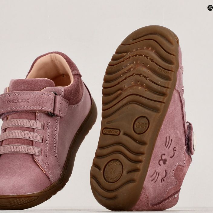 Geox Macchia dark rose children's shoes 15