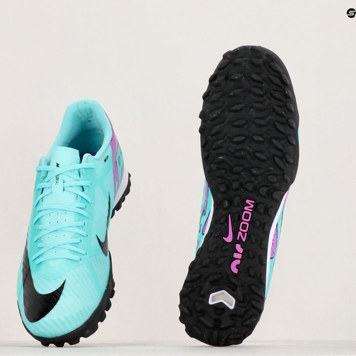 Men's football boots Nike Mercurial Vapor 15 Academy TF hyper turquoise/black/ white/fuchsia dream 8