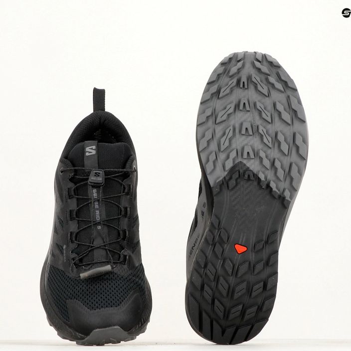 Men's running shoes Salomon Sense Ride 5 GTX black/magnet/black 11