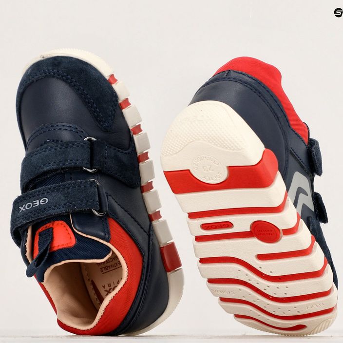 Geox Iupidoo navy/red children's shoes 15