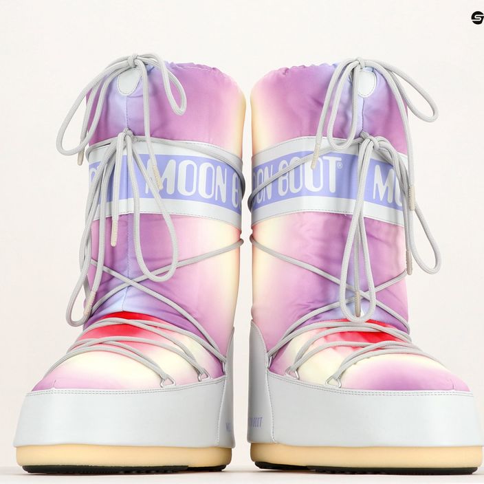Women's Moon Boot Icon Tie Dye snow boots glacier grey 13