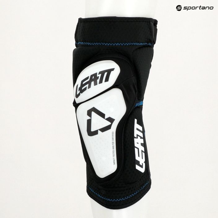 Leatt 3DF 6.0 bicycle knee protectors black and white 5018400490 5