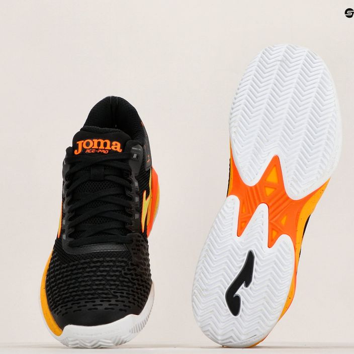 Men's tennis shoes Joma Ace P black/orange 8