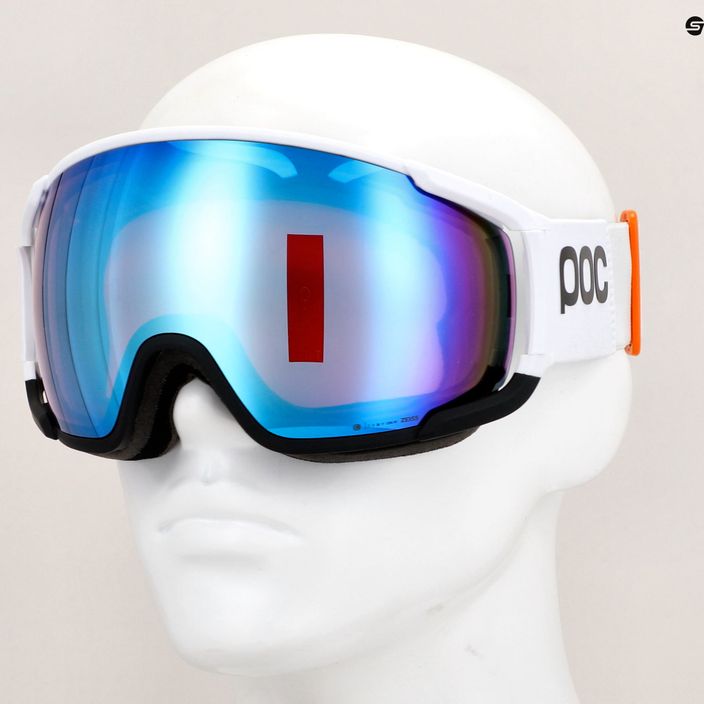 Ski goggles POC Zonula Race hydrogen white/black/partly blue 6