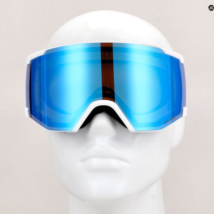 Salomon S/View ski goggles white/mid blue 3
