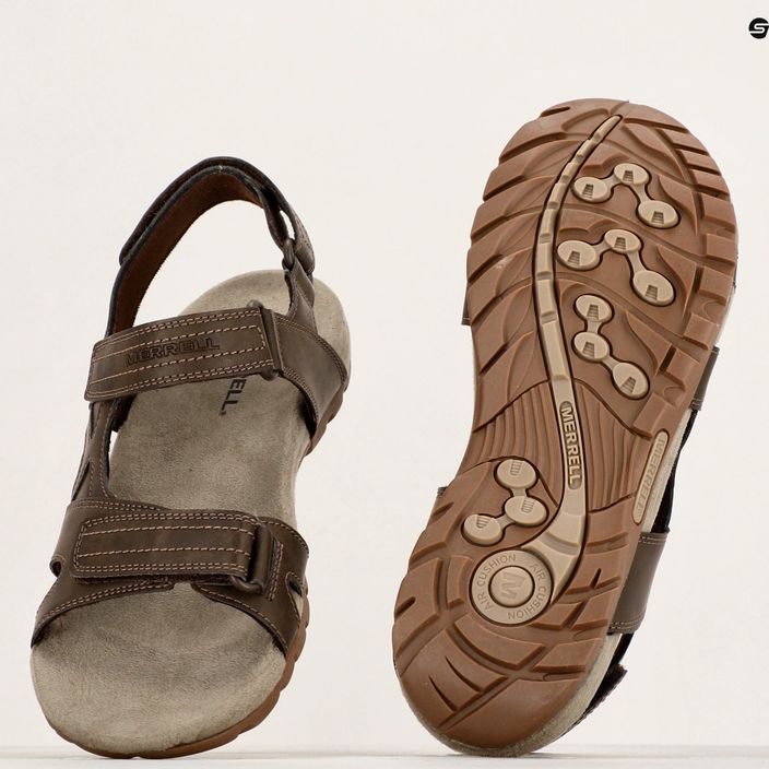 Men's Merrell Sandspur Rift Strap sandals black 8