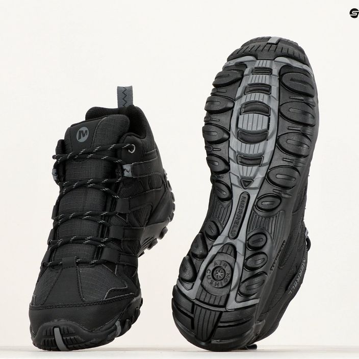 Men's hiking boots Merrell Claypool Sport Mid GTX black/rock 8