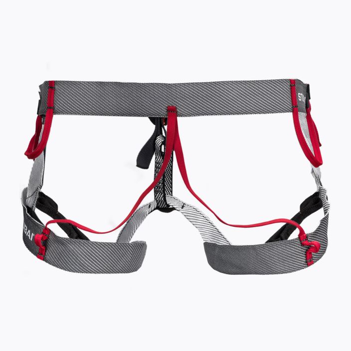 STUBAI Lux Lightweight climbing harness white and red 998019
