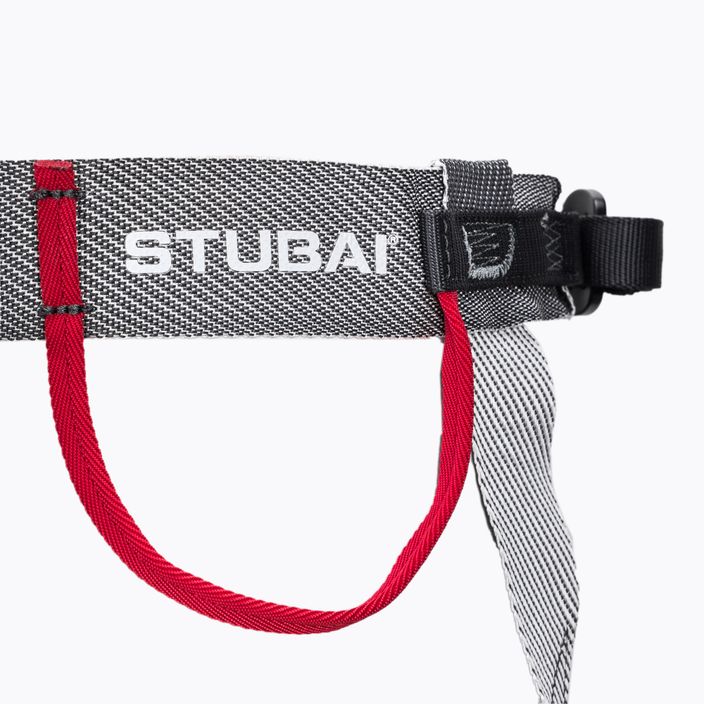 STUBAI Lux Lightweight climbing harness white and red 998019 3