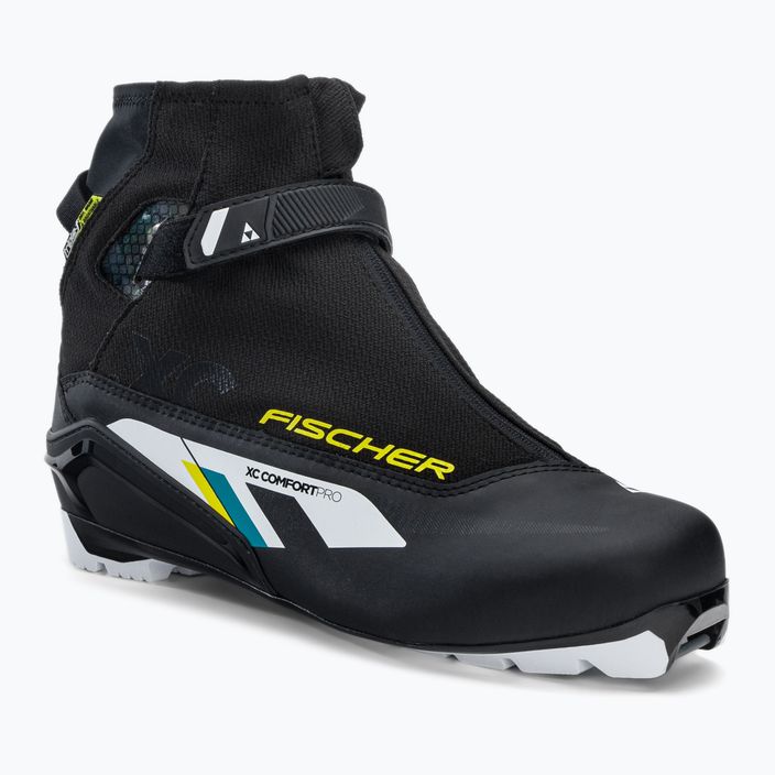 Fischer XC Comfort Pro cross-country ski boots black/yellow S20920