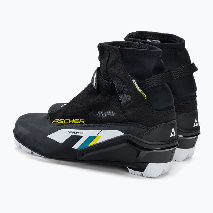 Fischer XC Comfort Pro cross-country ski boots black/yellow S20920 3