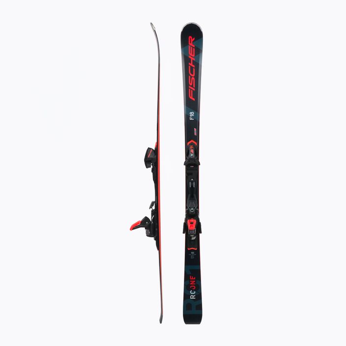 Downhill skis Fischer RC ONE F18 AR + RS 11 PR black A32421 T40221 2