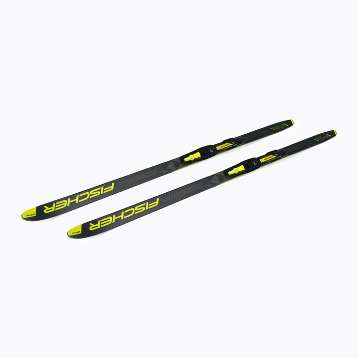 Fischer Sprint Crown + Tour Step-In children's cross-country skis black and yellow NP63019V 4