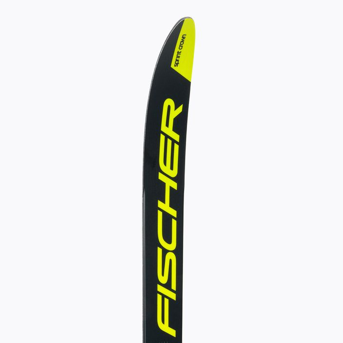 Fischer Sprint Crown + Tour Step-In children's cross-country skis black and yellow NP63019V 8