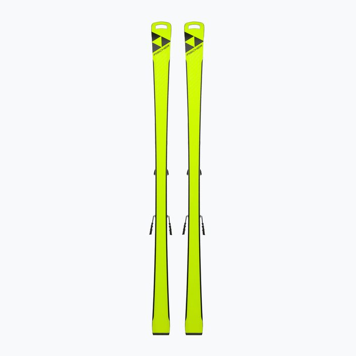 Fischer downhill skis RC4 WC CT M/O + RC4 Z13 FF yellow A06822 T00621 3