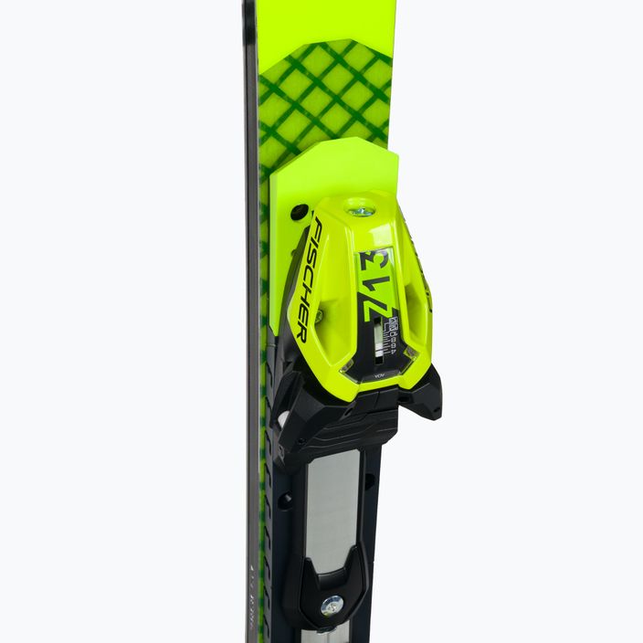 Fischer downhill skis RC4 WC CT M/O + RC4 Z13 FF yellow A06822 T00621 6