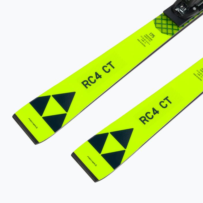 Fischer downhill skis RC4 WC CT M/O + RC4 Z13 FF yellow A06822 T00621 9
