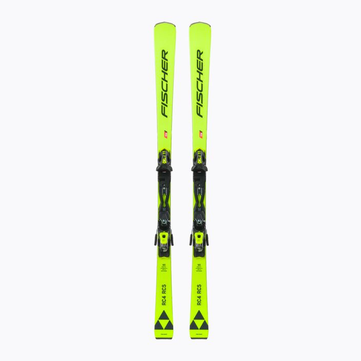 Fischer RC4 RCS AR + RC4 Z11 PR downhill skis yellow A07522 T40020