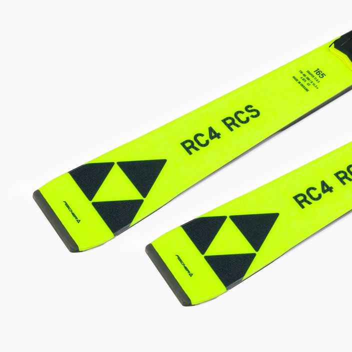 Fischer RC4 RCS AR + RC4 Z11 PR downhill skis yellow A07522 T40020 9