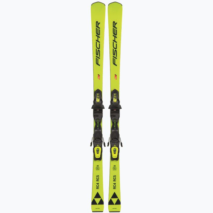 Fischer RC4 RCS AR + RC4 Z11 PR downhill skis yellow A07522 T40020 10