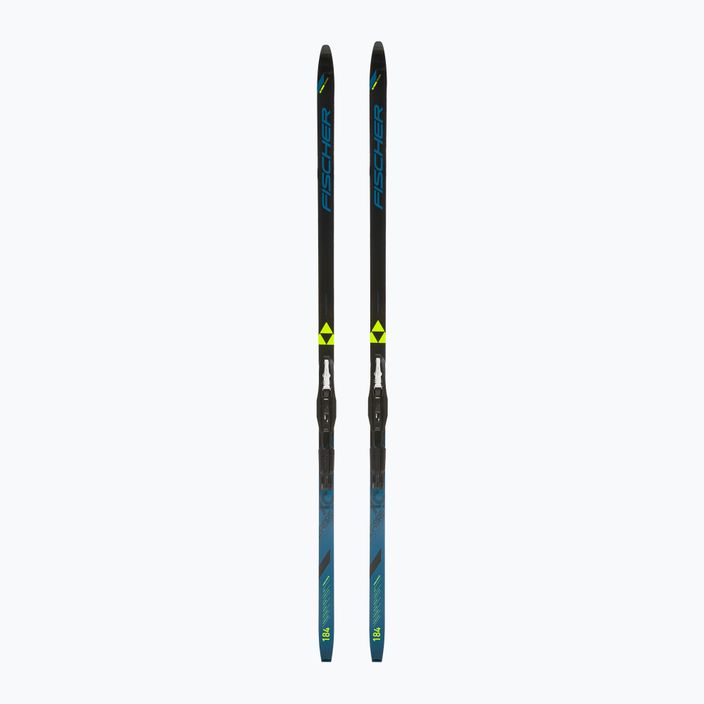 Fischer Fibre Crown EF Mounted cross-country ski black/blue