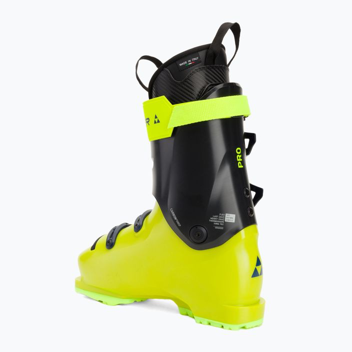 Men's ski boots Fischer RC4 PRO MV GW BOA ZF CFC yellow/carbon 2