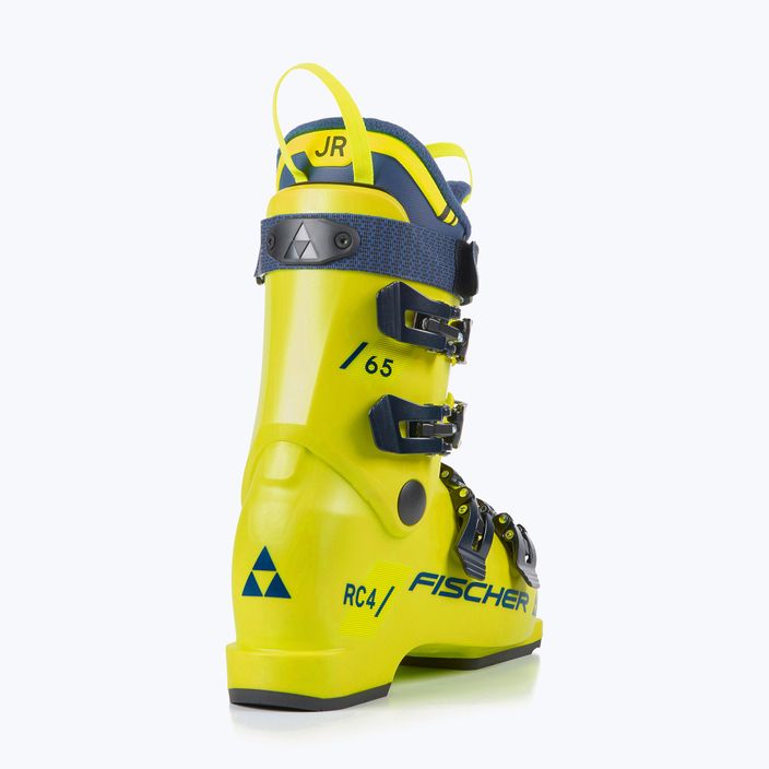 Children's ski boots Fischer RC4 65 JR yellow/yellow 9