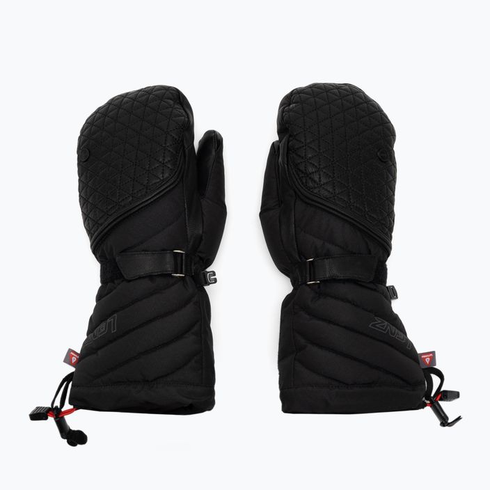 Women's heated ski glove Lenz Heat Glove 6.0 Finger Cap Mittens black 1206 2