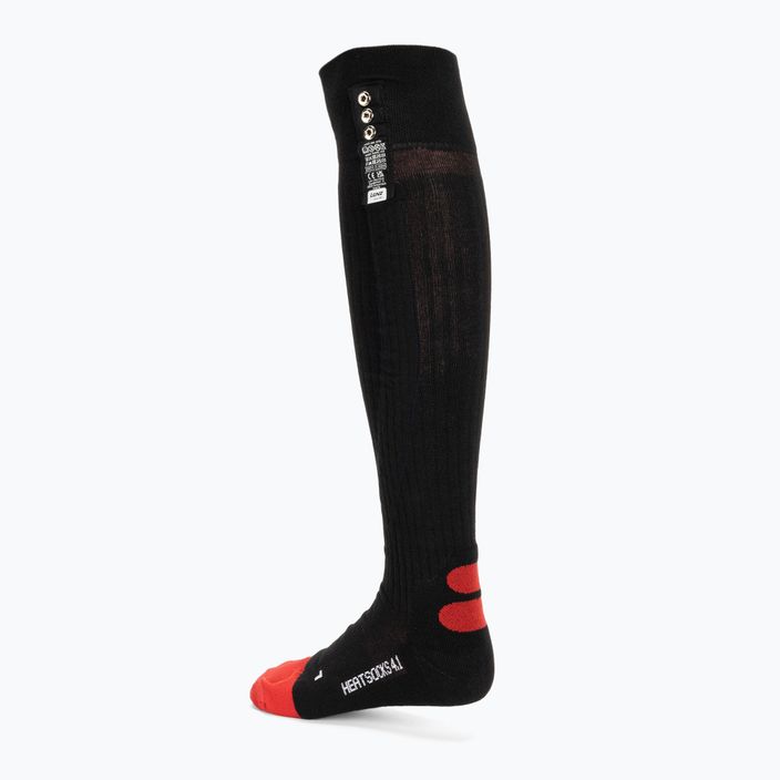 Lenz Heat Sock 4.1 Toe Cap ski socks black 1065 2
