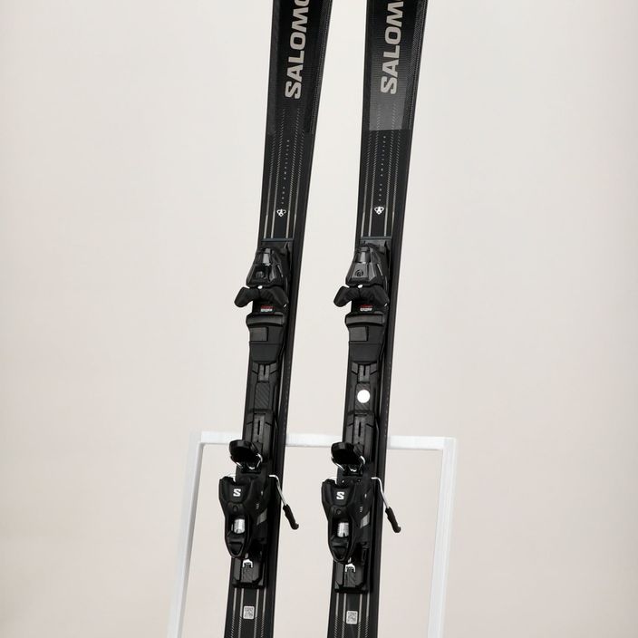 Downhill skis Salomon S/Max 8 LTD + M10 GW black/silver met. 8