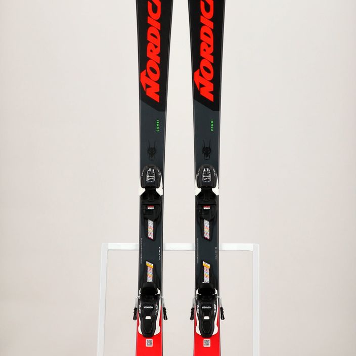 Children's downhill skis Nordica Doberman Combi Pro S + J7.0 FDT black/red 14