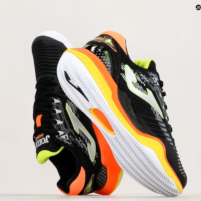 Men's tennis shoes Joma Point P black/orange 8