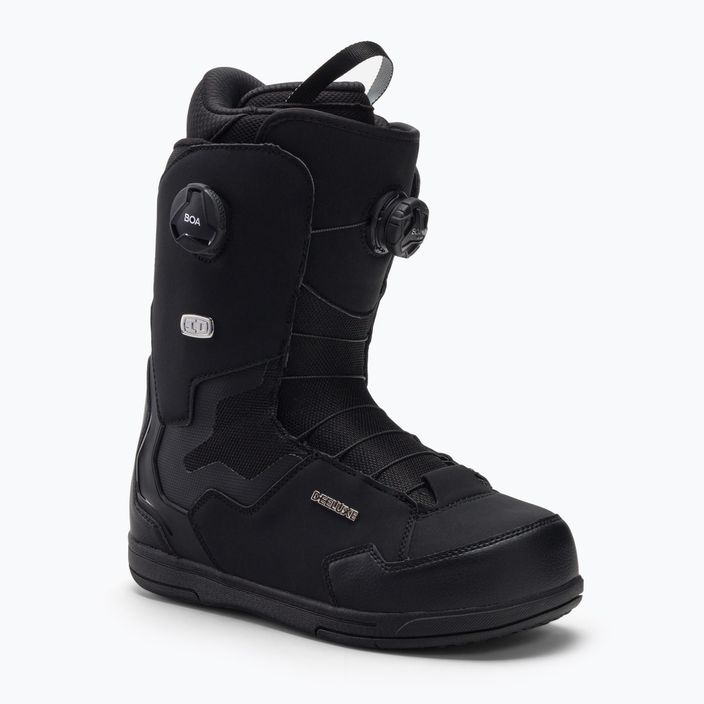 Men's snowboard boots DEELUXE Id Dual Boa PF black 572021-1000