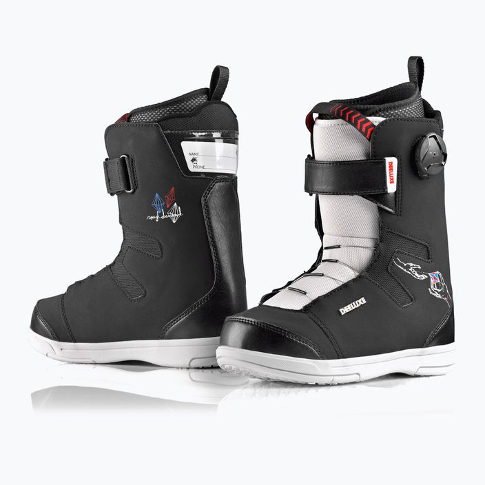 Children's snowboard boots DEELUXE Rough Diamond black 572029-3000/9110 10