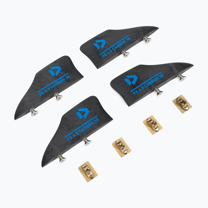 DUOTONE kiteboard fins Finbox Carbon 30 (4 pcs.) black DTK2022
