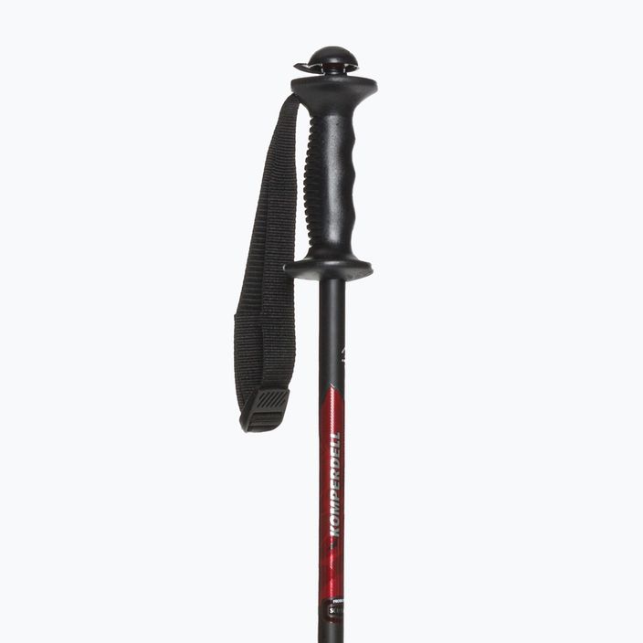 Komperdell Alpine Schnapsstock ski poles black/red 2