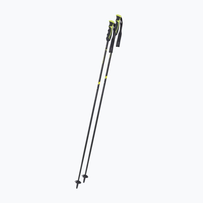 Komperdell Booster Speed Carbon Series ski poles black/yellow 7