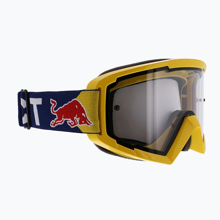 Red Bull SPECT Whip shiny neon yellow/blue/clear flash 009 cycling goggles 6