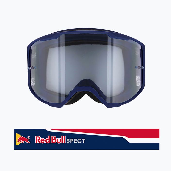 Red Bull SPECT Strive shiny dark blue/blue/red/clear 013S cycling goggles 6
