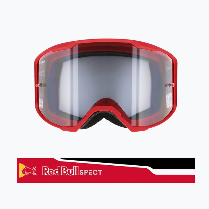 Red Bull SPECT Strive shiny red/red/black/clear 014S cycling goggles 7